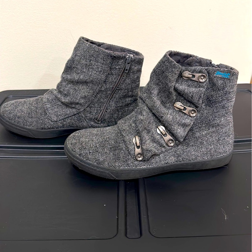 Herringbone Blowfish ankle booties (8)
